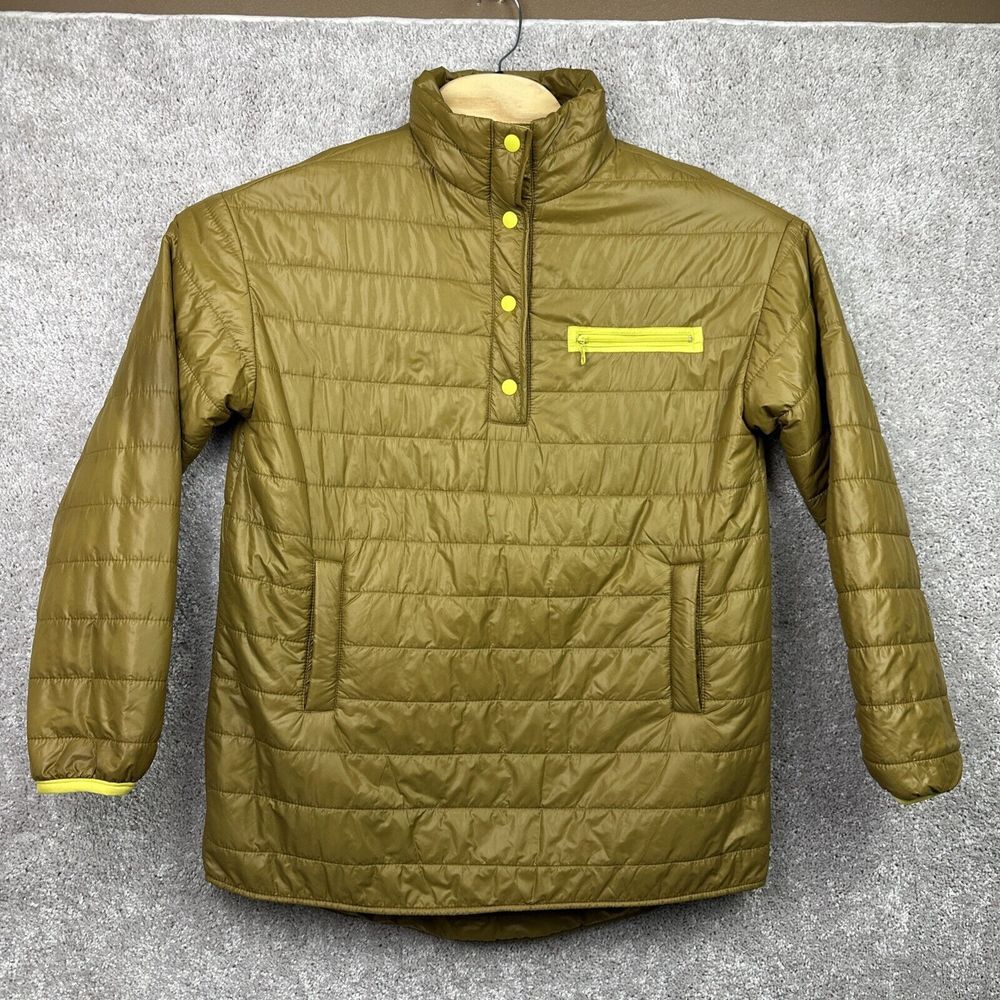 Offline Aerie Quilted Puffer Pullover Snap Front Oversized Jacket Size Small